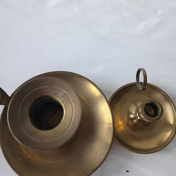 Vintage Brass Candle Holders - Picture 6 of 8
